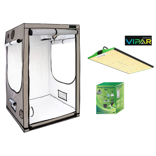 EU Home Complete Grow Box - 120x120x200cm + Vipar LED 250W + P2000