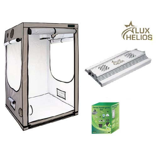 EU Home Complete Grow Box - 120x120x200cm + Lux Helios LED 200W
