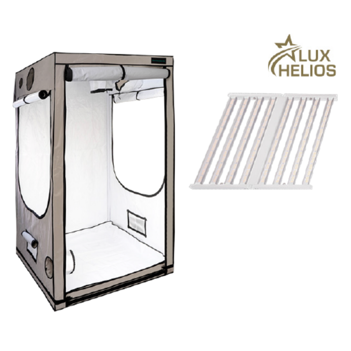 EU Home Complete Grow Box - 120x120x200cm + Lux Helios LED 1000W