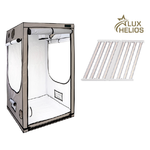 EU Home Complete Grow Box - 120x120x200cm + Lux Helios LED 1000W