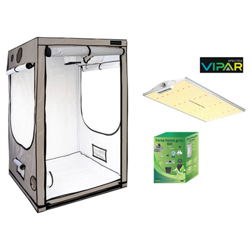 EU Home Complete Grow Box - 120x120x200cm + Vipar LED 220W + XS2000