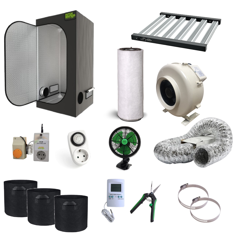 EU EU Complete Grow Box 120x120x200cm King LED 360W LED V4