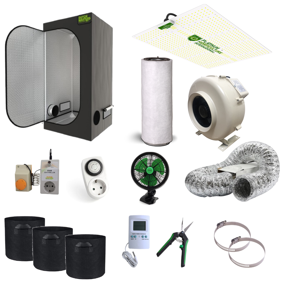 EU Complete Grow Box - 120x120x200cm + Quantumboard LED 320W LED V4