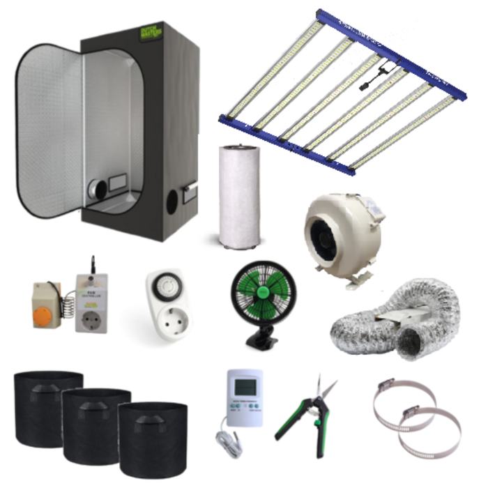 EU EU Complete Grow Box – 150x150x200cm + 660W LED HPS Killer