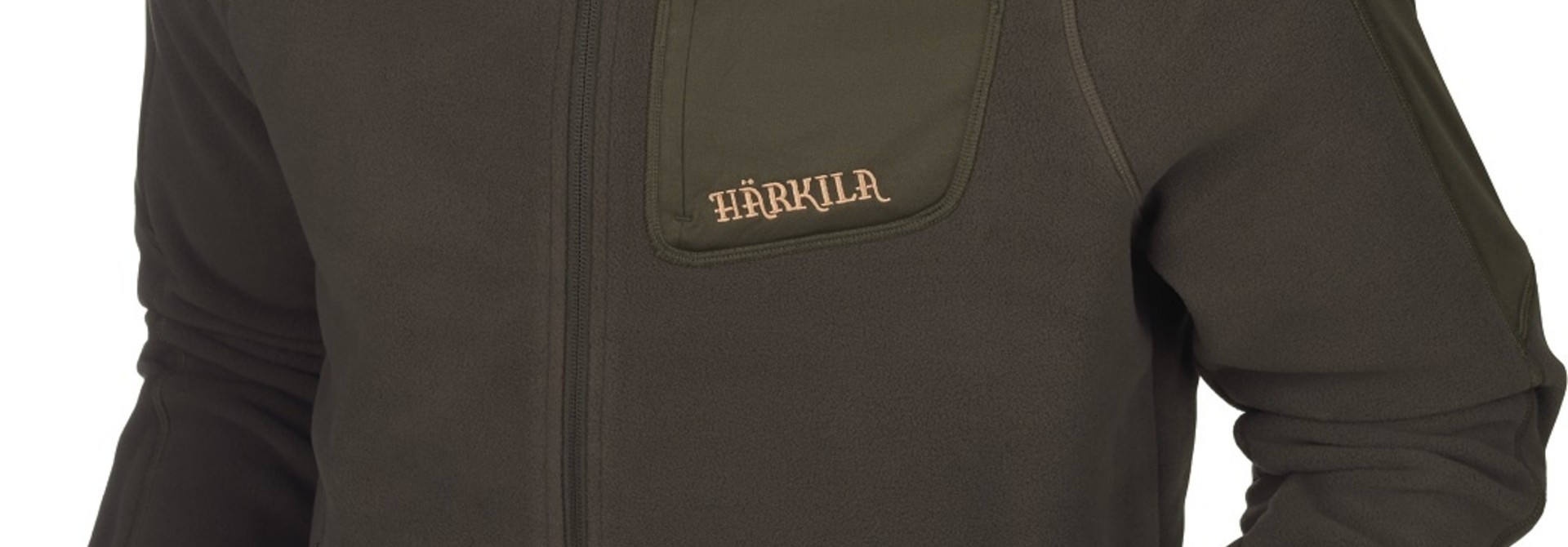 Härkila Venjan Fleece Jacket Shadow Brown Willow Green