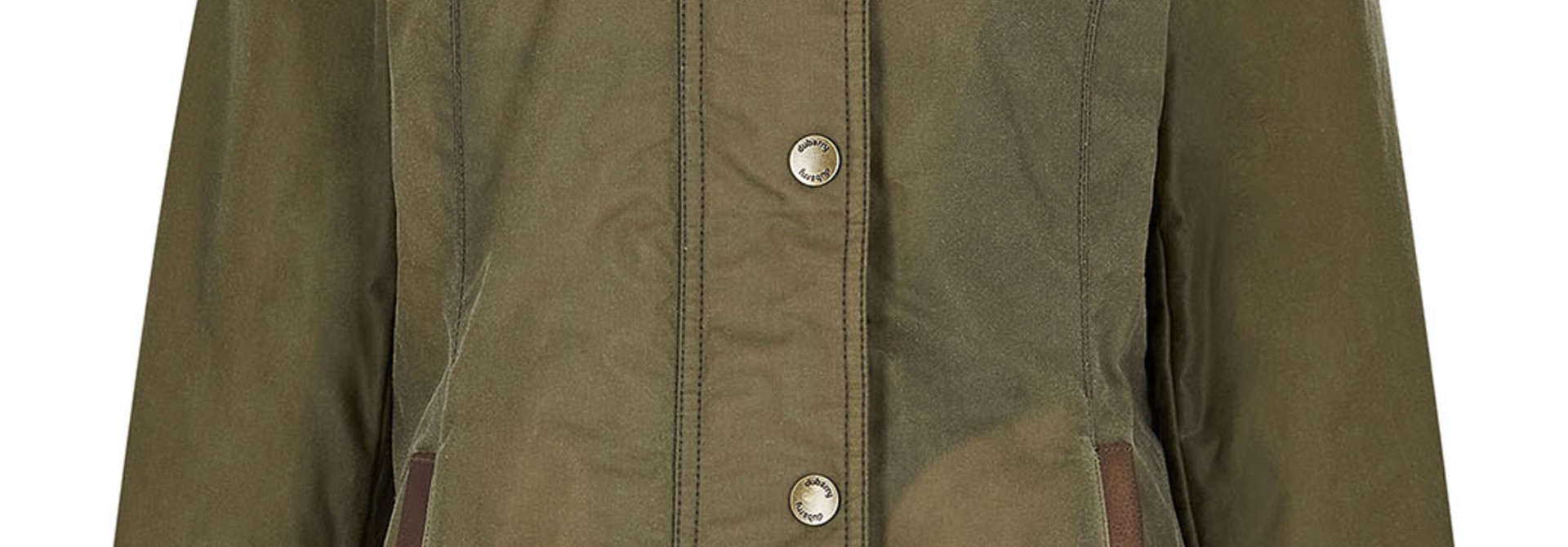 Dubarry Mountrath PrimaLoft® Waxjas - Dusky Green