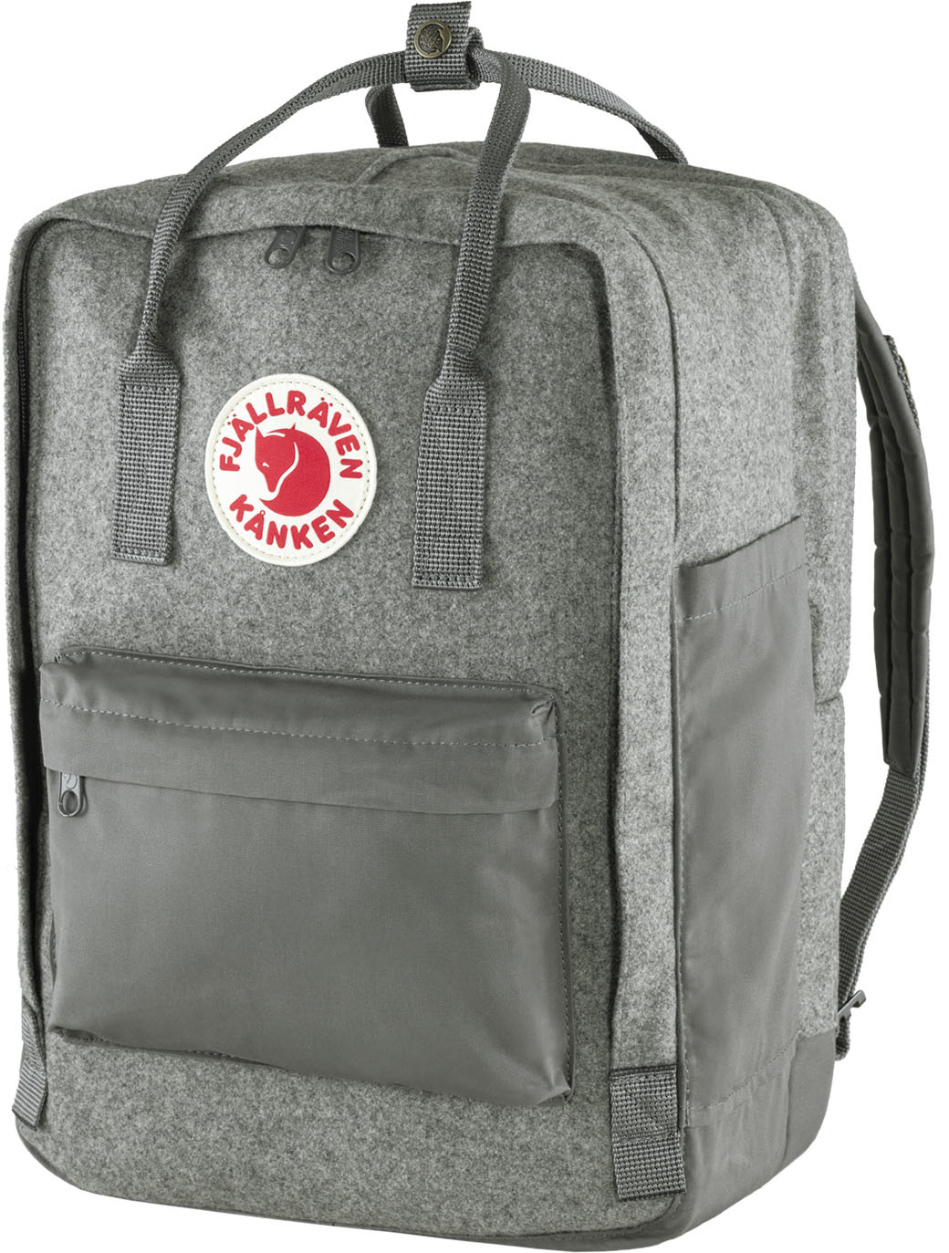 Fjällräven Kånken Re-Wool Laptop 15" Granite Grey-2