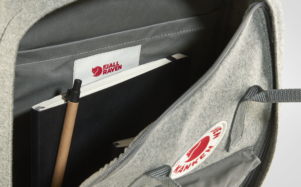 Fjällräven Kånken Re-Wool Laptop 15" Granite Grey-4