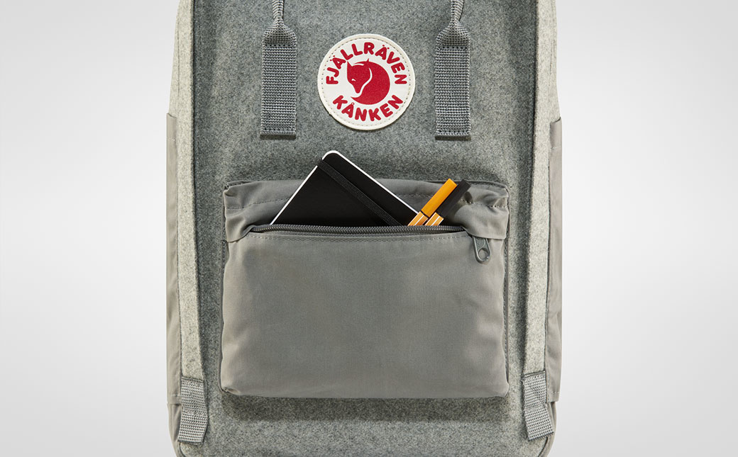 Fjällräven Kånken Re-Wool Laptop 15" Granite Grey-5