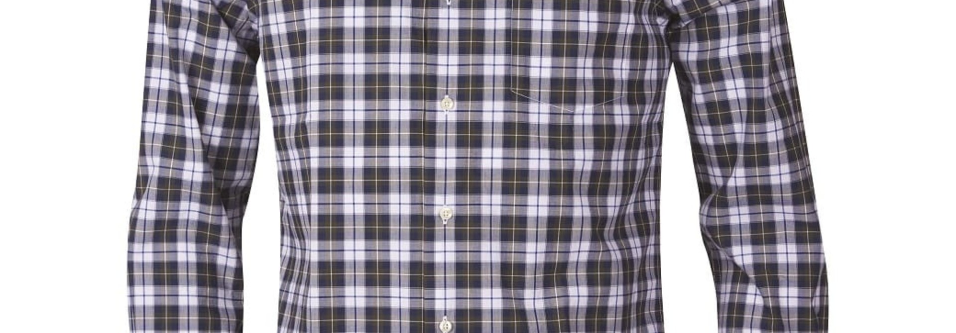Barbour Highland Check 28 Tailored Olive