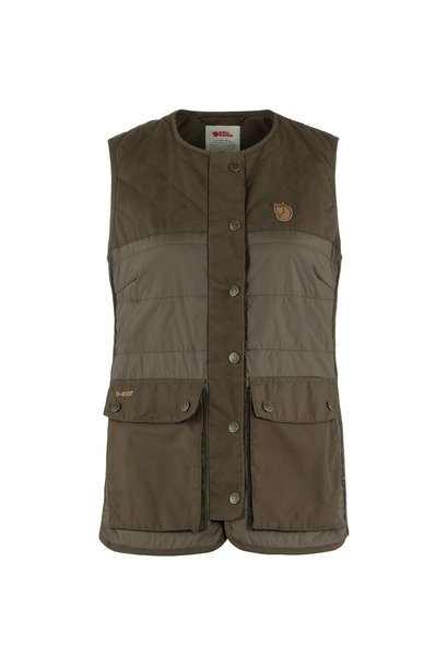 Fjällräven Forest Wool Padded Vest W Dark Olive