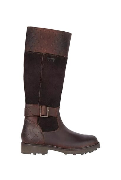 Barbour Fareham Knee-High Boots Brown