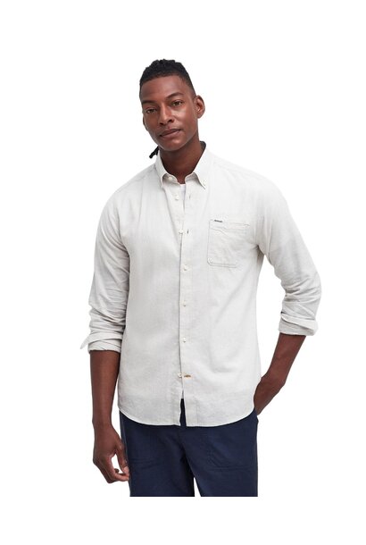 Barbour Nelson Tailored Fit Shirt Mist