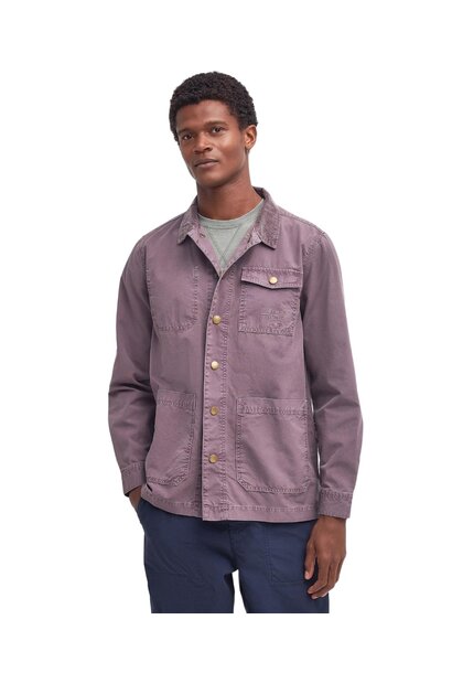 Barbour Grindle Overshirt Purple Slate