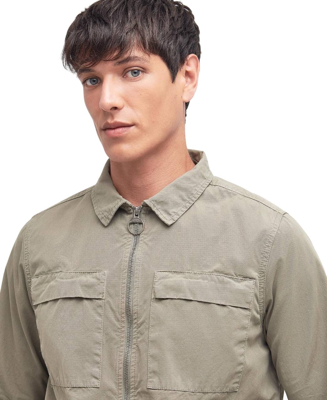 Barbour Glendale Overshirt Dusty Green-5