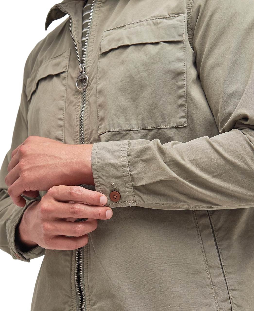 Barbour Glendale Overshirt Dusty Green-7