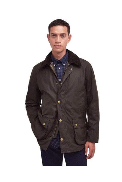 Barbour Ashby Wax Jacket Olive