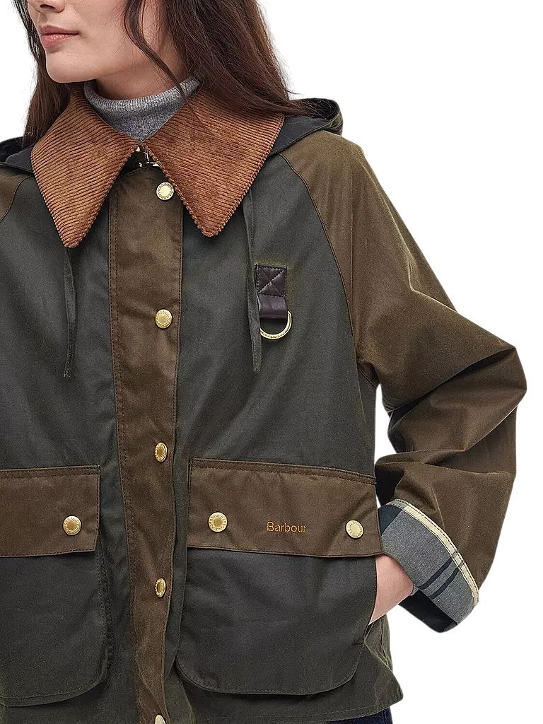 Barbour Reighton Wax Archive Olive/Beech/Ancient-7