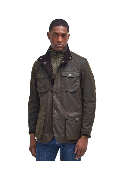Barbour Ogston Wax Jacket Olive