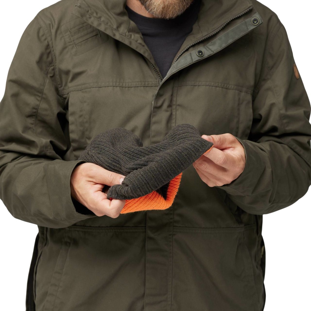 Fjällräven Sörmland Reversible Beanie Dark Olive-7