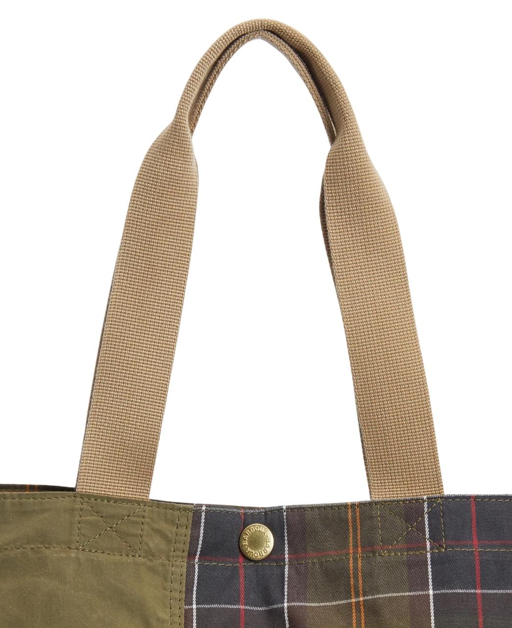 Barbour Transport Patchwork Tote Bag-5