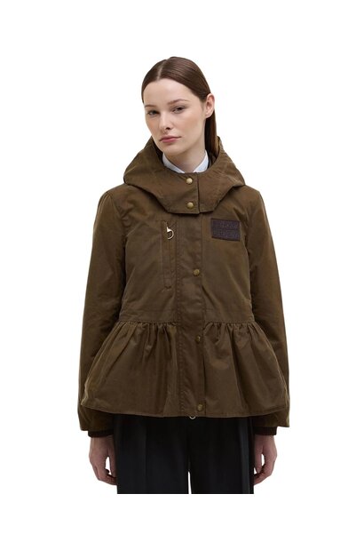 Barbour x ERDEM Dhalia Waxed Jacket Sand/Dress Black Floral