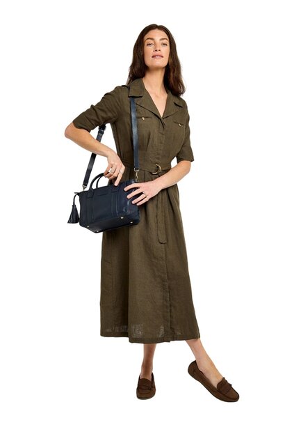 Dubarry Ramelton Medium Size Leren Handtas - Navy