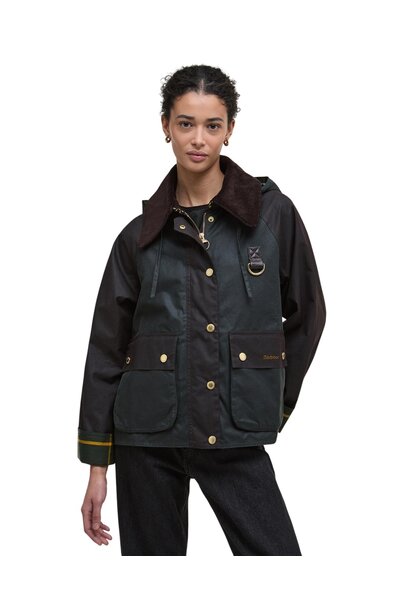 Barbour Reighton Spey Wax Jacket Sage/Rustic/Ancient