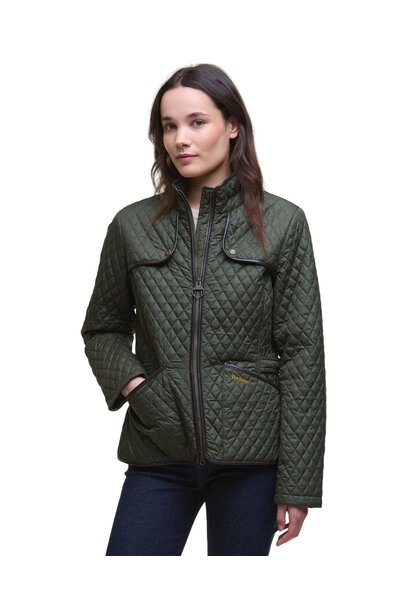Barbour Dahlia Quilted Jacket Olive