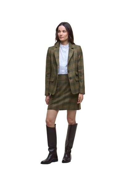 Barbour Bamburgh Tartan Mini Skirt Arabesque/Brown