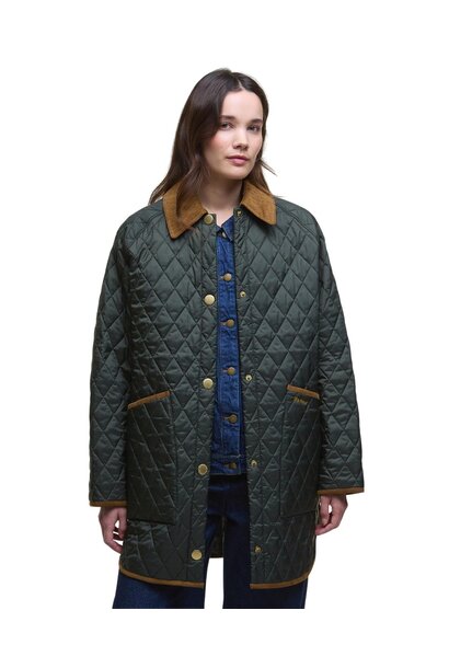 Barbour Oversized Liddesdale Quilted Jacket Sage/Ancient