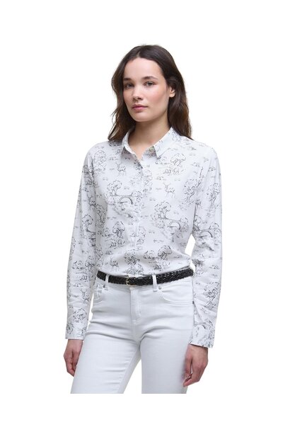 Barbour Safari Relaxed Long-Sleeved Shirt Woodland Print
