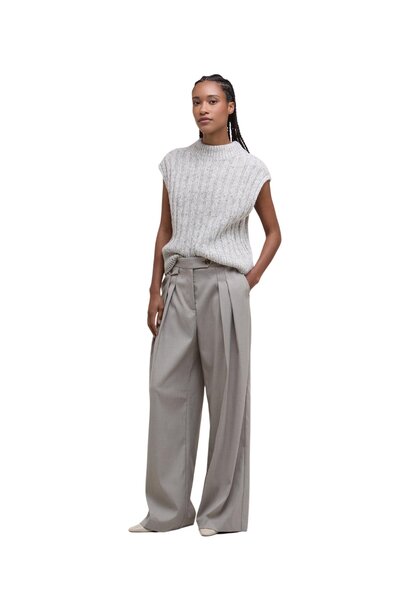 Barbour Freya Wide-Leg Trousers Mist
