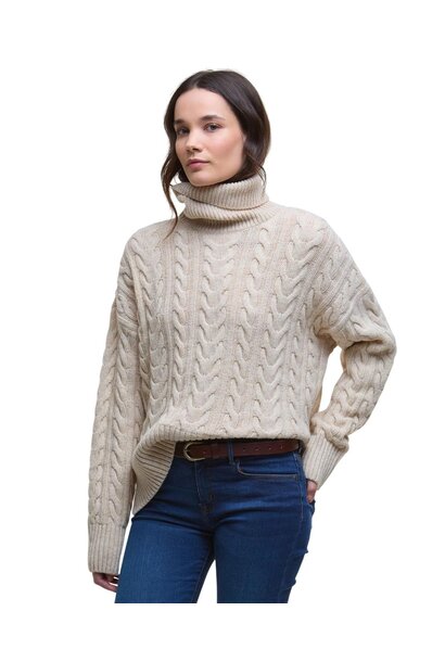 Barbour Embleton Rollneck Jumper Birch