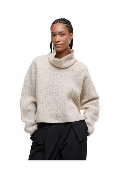 Barbour Imelda Funnel-Neck Jumper Aran