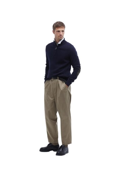 Barbour Holden Half Zip Jumper Classic Navy
