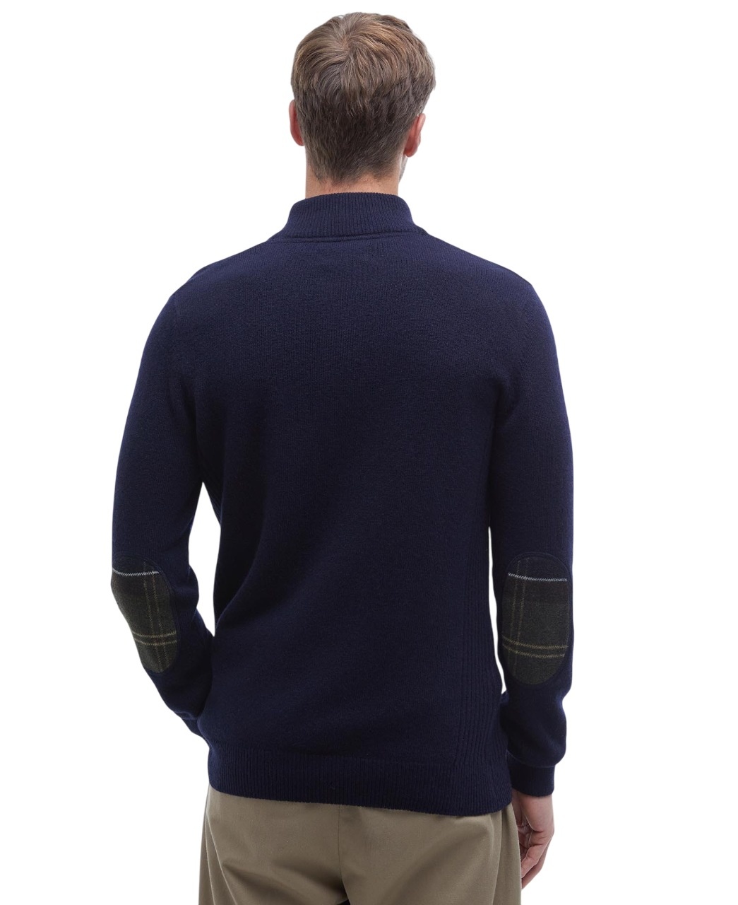Barbour Holden Half Zip Jumper Classic Navy-2