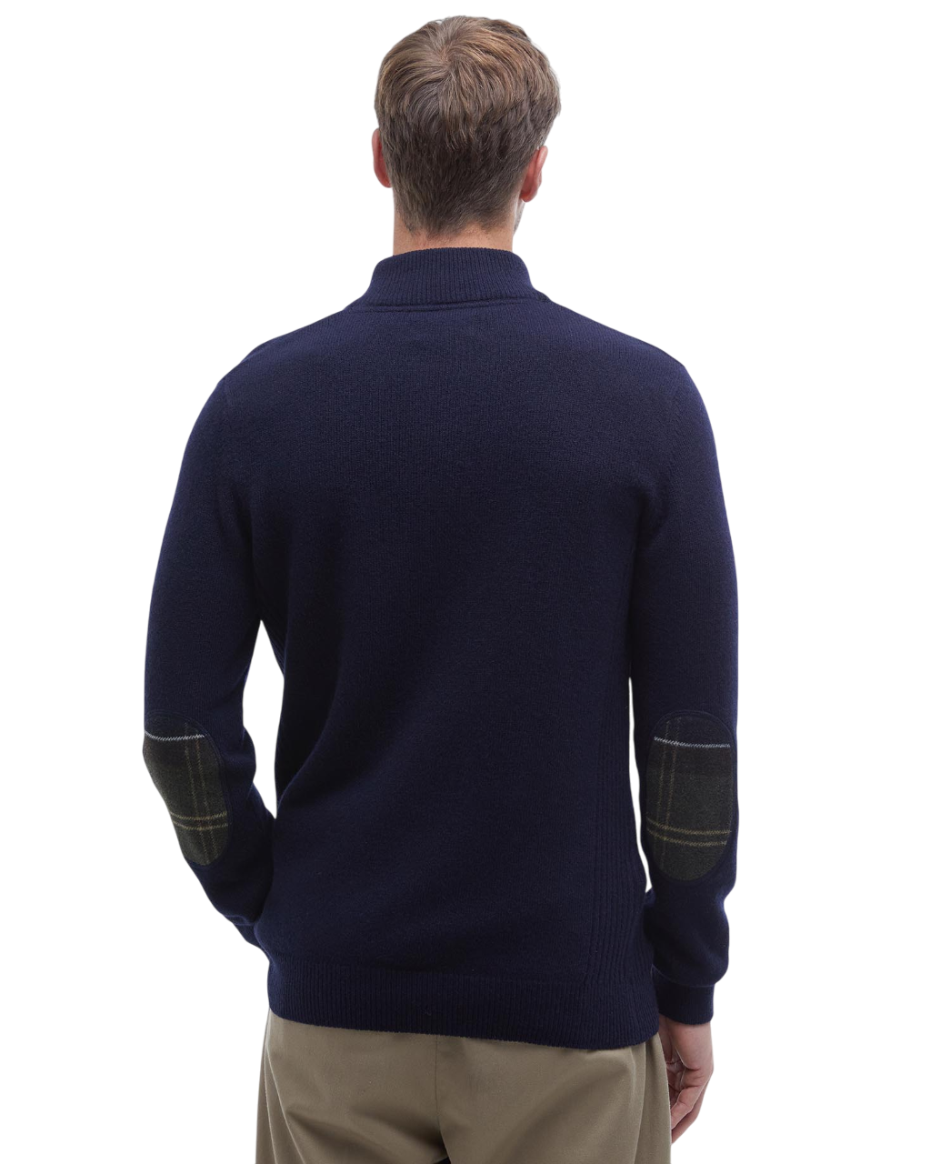 Barbour Holden Half Zip Jumper Classic Navy-8