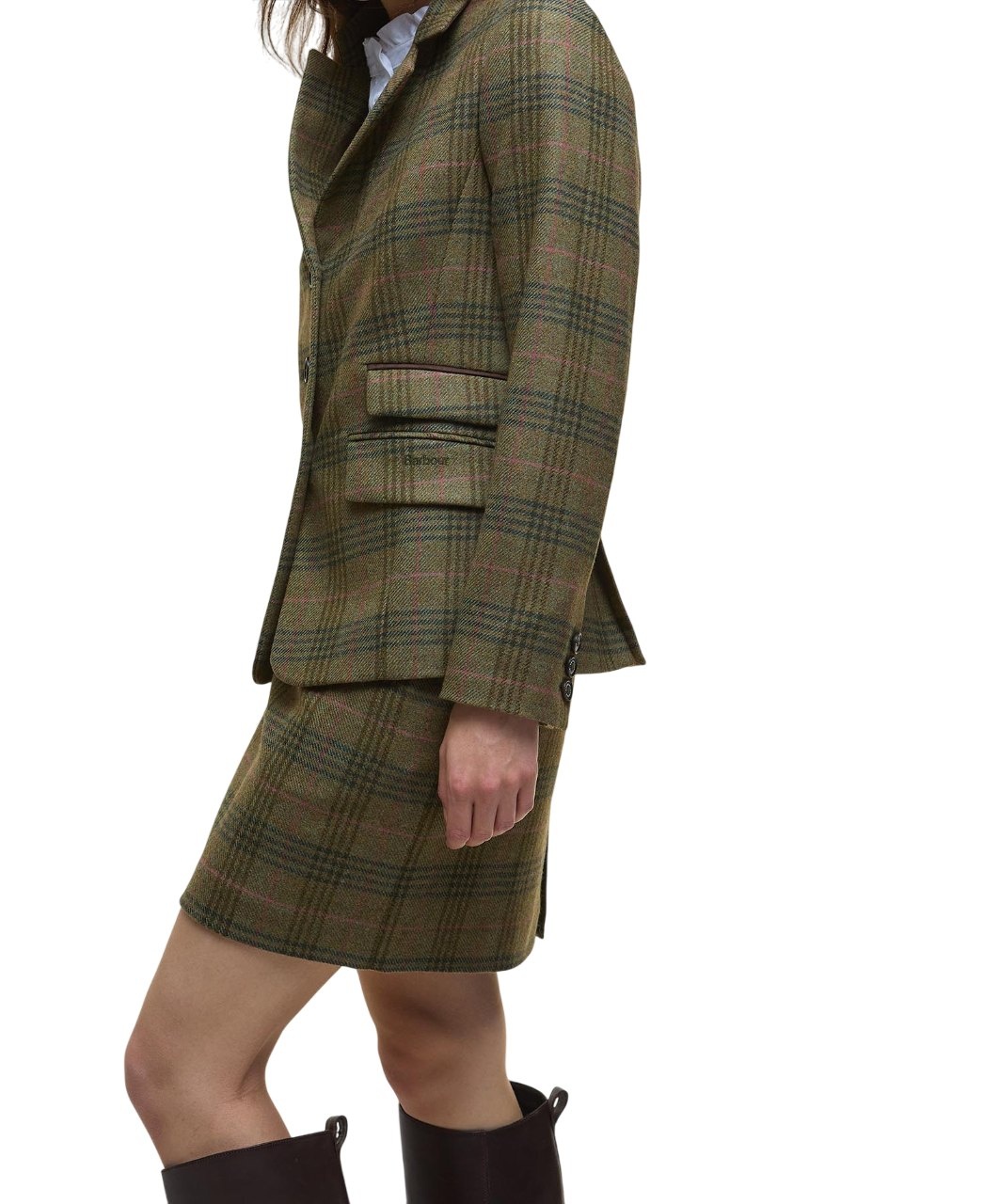 Barbour Carlby Tailored Wool Blazer Arabesque/Brown-5