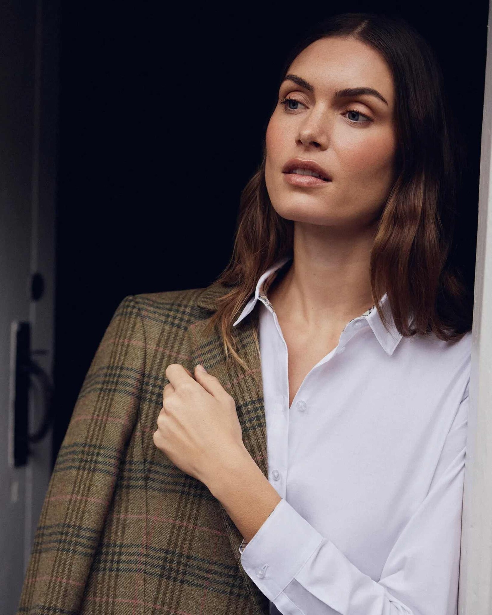 Barbour Carlby Tailored Wool Blazer Arabesque/Brown-10