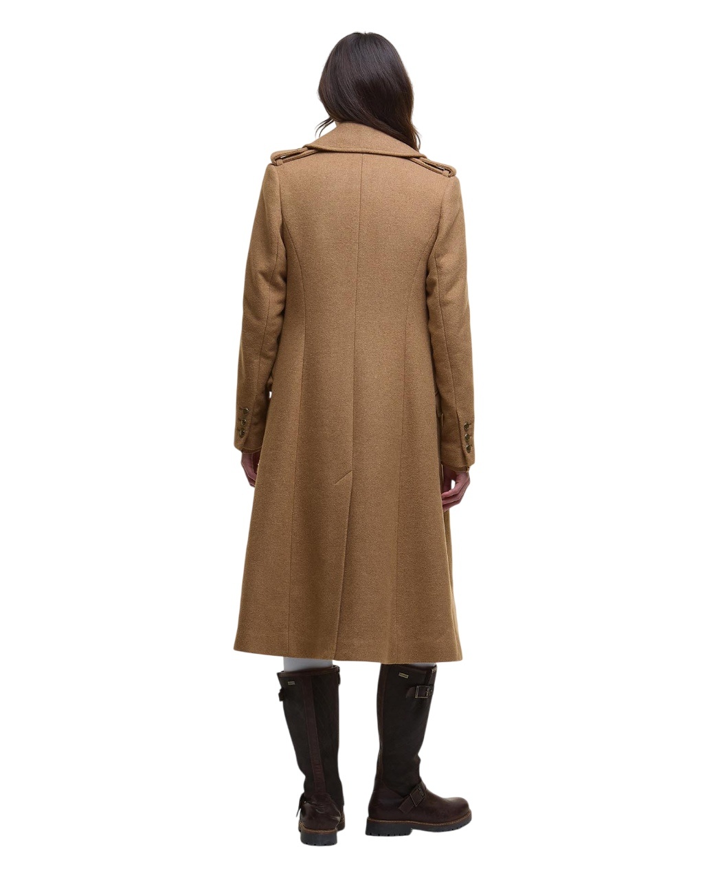 Barbour Cottesmore Wool Coat Camel-3