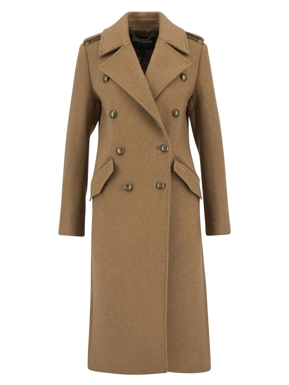 Barbour Cottesmore Wool Coat Camel-7