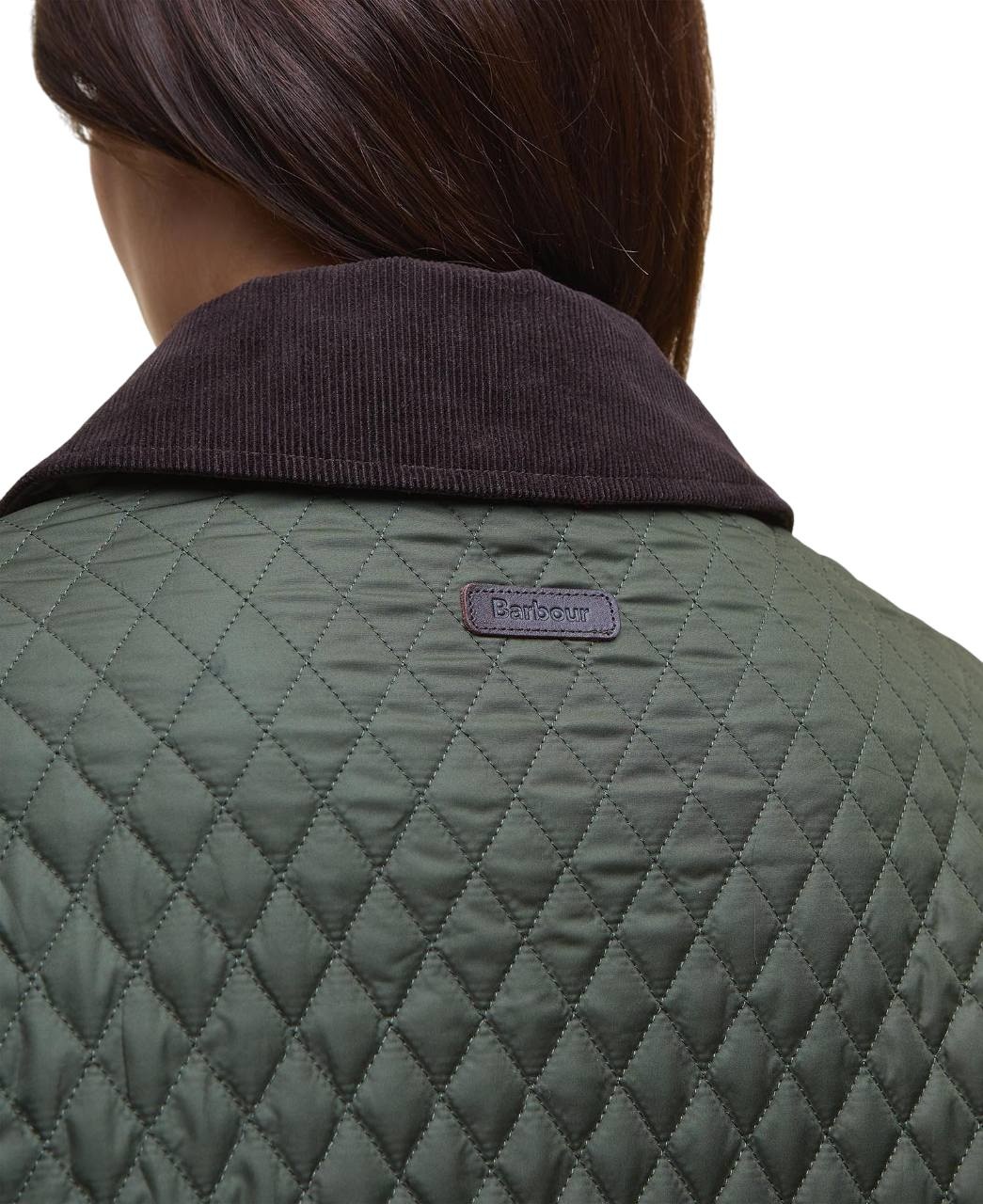 Barbour Oakham Quilted Cape Olive-6
