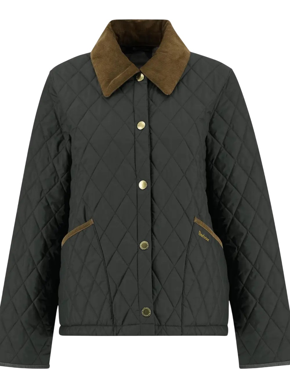 Barbour Icons Cropped Liddesdale Quilted Jacket Sage/Ancient-7