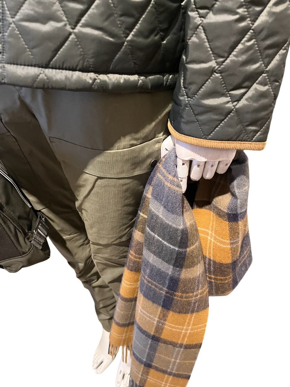 Barbour Icons Cropped Liddesdale Quilted Jacket Sage/Ancient-11