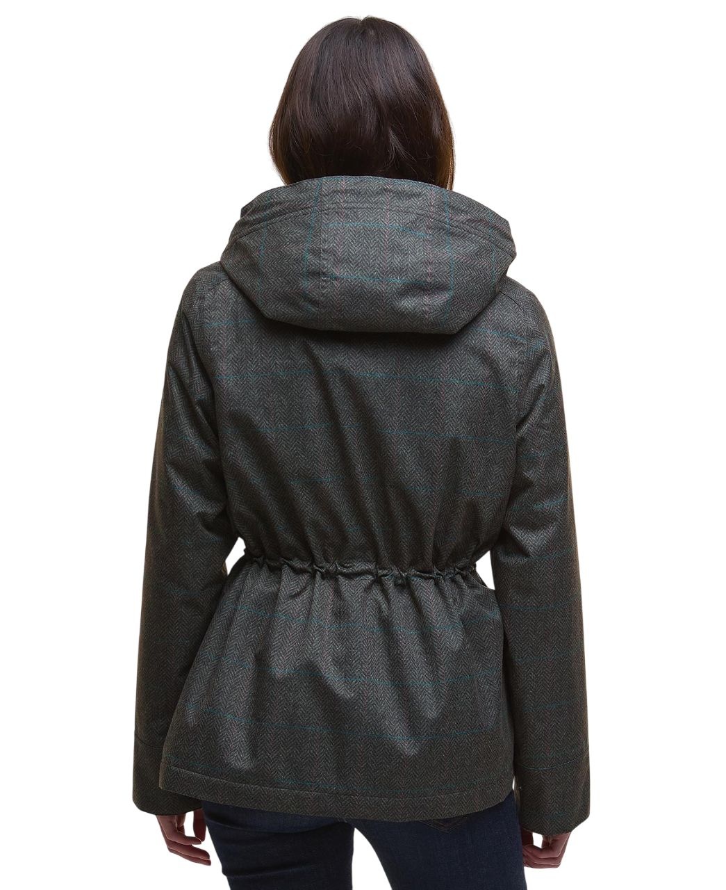 Barbour Dixon Waterproof Jacket Gardenia Tweed-3