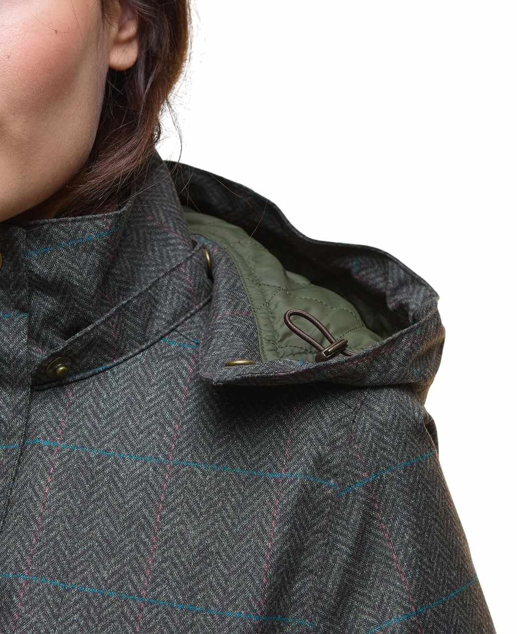 Barbour Dixon Waterproof Jacket Gardenia Tweed-7