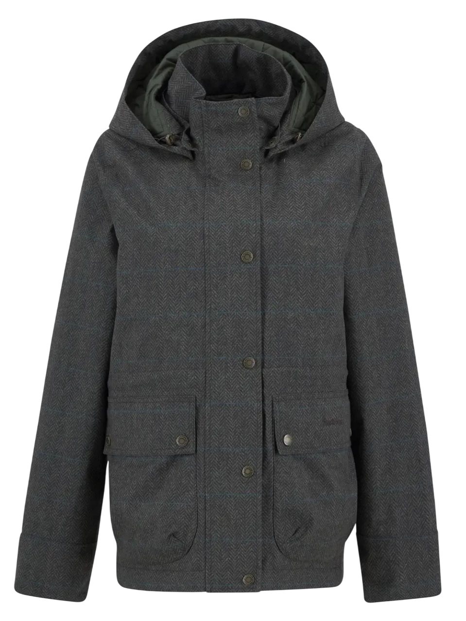 Barbour Dixon Waterproof Jacket Gardenia Tweed-9