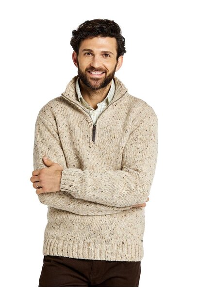 Dubarry Callaghan Men’s Sweater - Stone