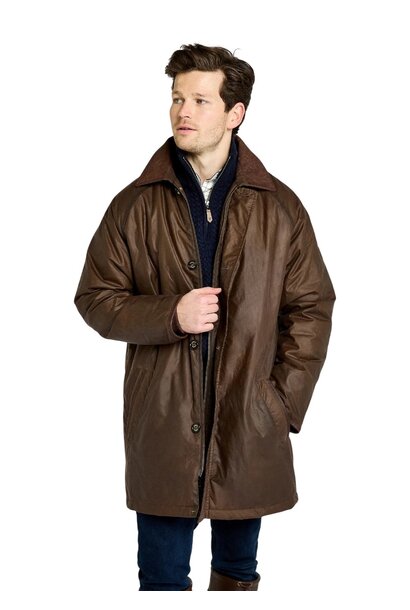 Dubarry Prospect Heren Waxkatoenen Jas - Café